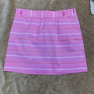 Vineyard Vines whale stripe, lined side zip ladies size 6 skirt